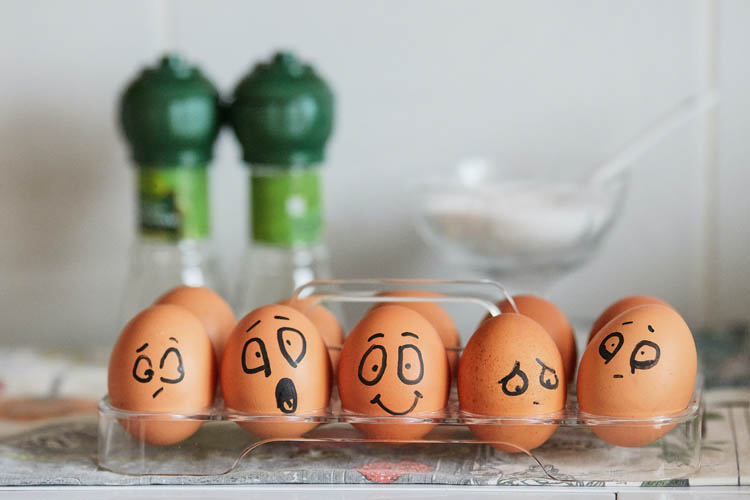 Eier zeigen Emotionen. Können Emotionen krank machen?