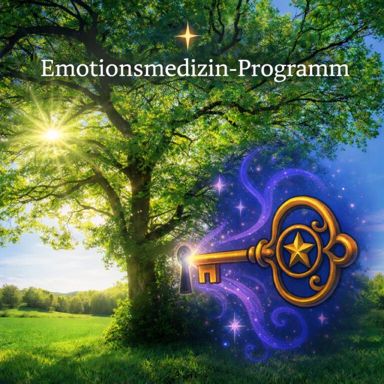 Emotionsmedizin-Baum mit Schlüssel